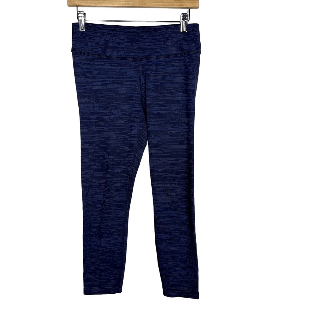 Outdoor Voices Womens Medium M Navy Blue Move Free Spacedye Leggings Workout